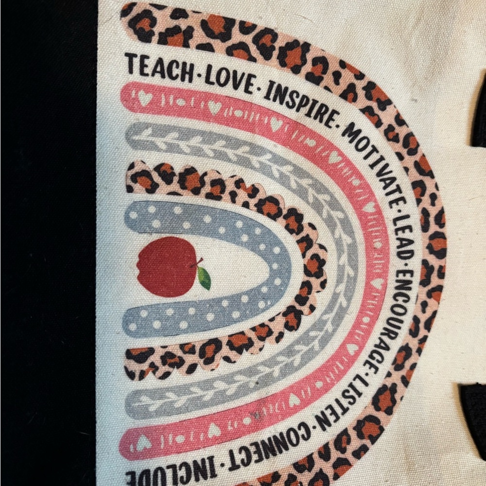 Teacher Bag with Zippered Top - Picture 3 of 4